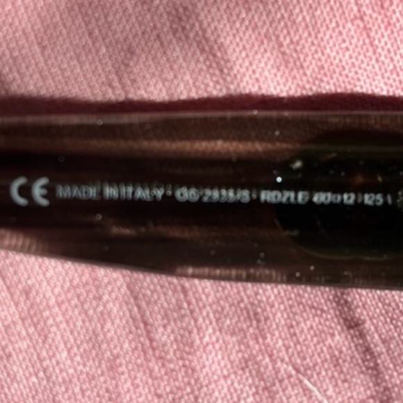 GUCCI Gray Acetate SUNGLASSES GG 2935/S RDZLE SHADES Womens Eyewear - Picture 3 of 5